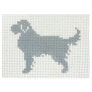 Golden Retriever Silhouette Painted Canvas Morgan Julia Designs 
