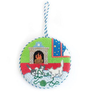 Goodnight Moon   Kittens Ornament Kit Kits Silver Needle 

