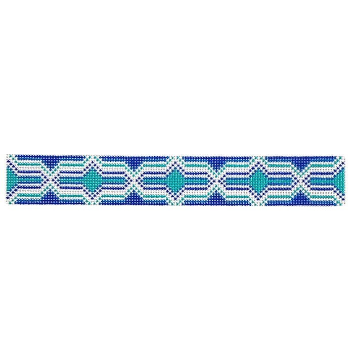 Granada Blue Painted Canvas Wipstitch Needleworks  - 1