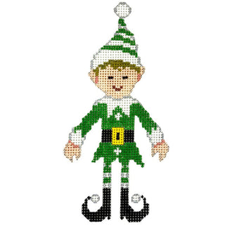 Green Elf Painted Canvas A Stitch in Time 
