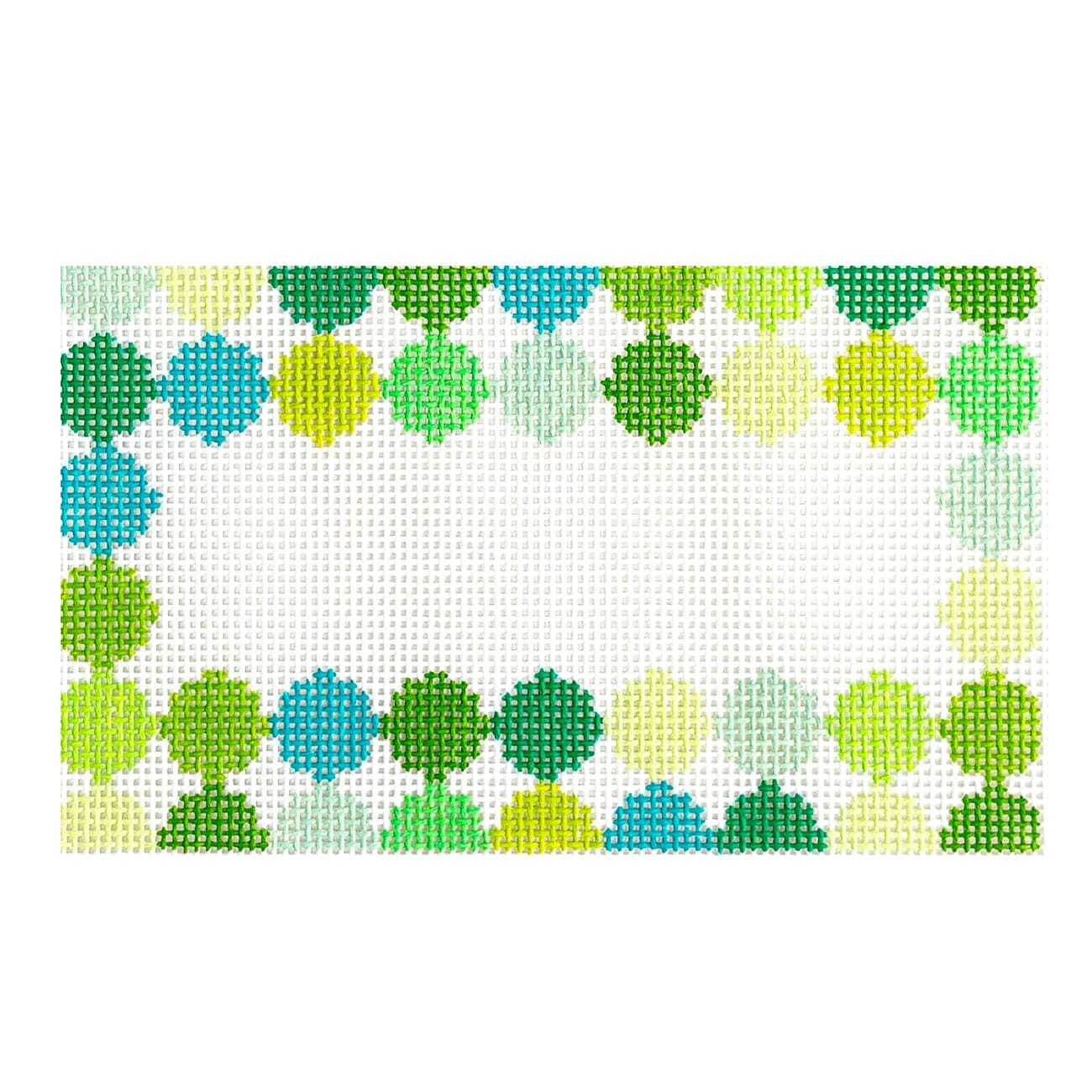 Green Sample Insert 3x5 Painted Canvas Elizabeth Crane Swartz Designs  - 1
