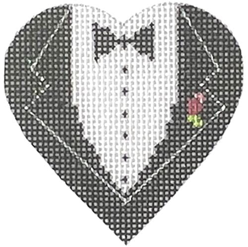 Groom mini heart Painted Canvas Funda Scully 