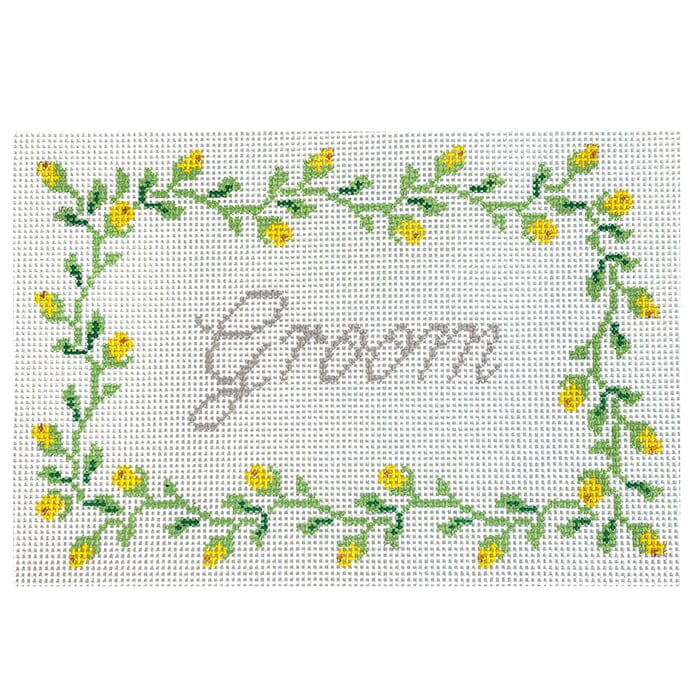 Groom Sign   Wedding Collection Painted Canvas Le Point Studio 
