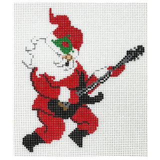 Guitar Hobby Santa Painted Canvas Atlantic Blue Canvas 

