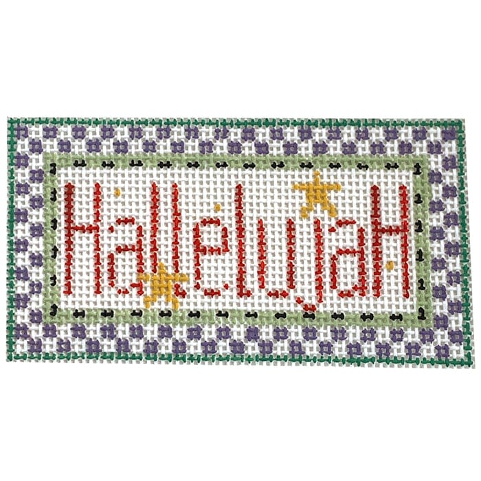 Hallelujah Painted Canvas Kathy Schenkel Designs 