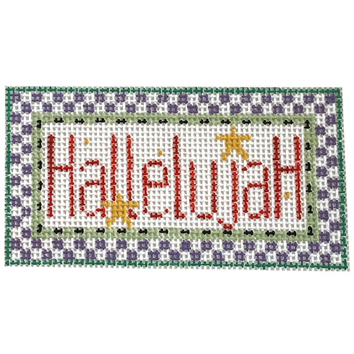 Hallelujah Painted Canvas Kathy Schenkel Designs 
