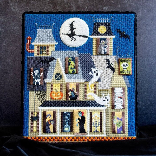 Halloween Series - Haunted House & Windows Kit | Needlepoint.Com