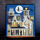 Halloween Series - Haunted House & Windows with Stitch Guide Painted Canvas Kirk & Bradley 