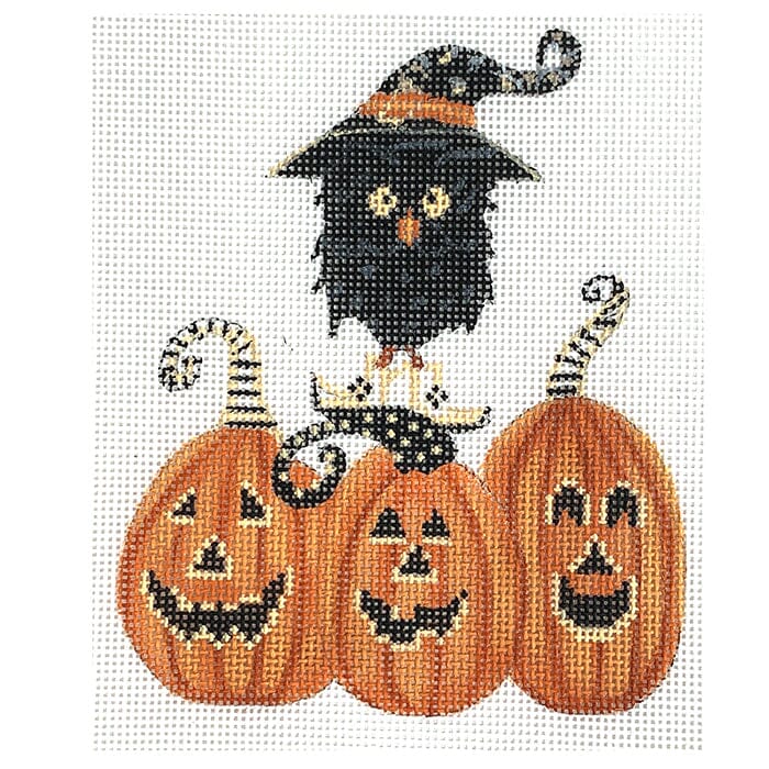 Halloween: Spooktacular Owl Painted Canvas Painted Pony Designs  - 1