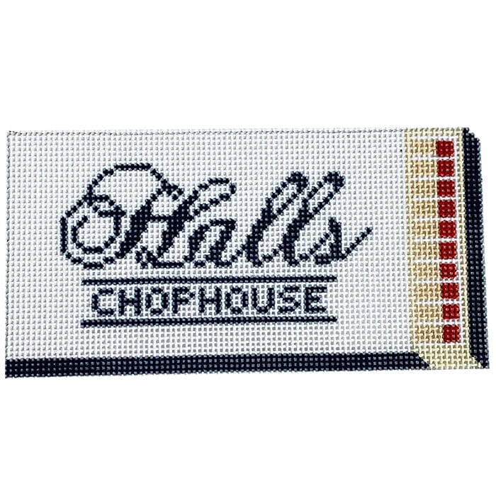 Halls Chophouse Matchbox Ornament Painted Canvas Spruce Street Studio 