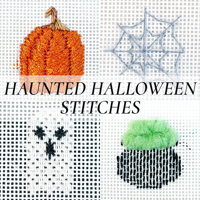 Haunted Halloween Stitches Online Technique Class Online Classes Needlepoint.Com 
