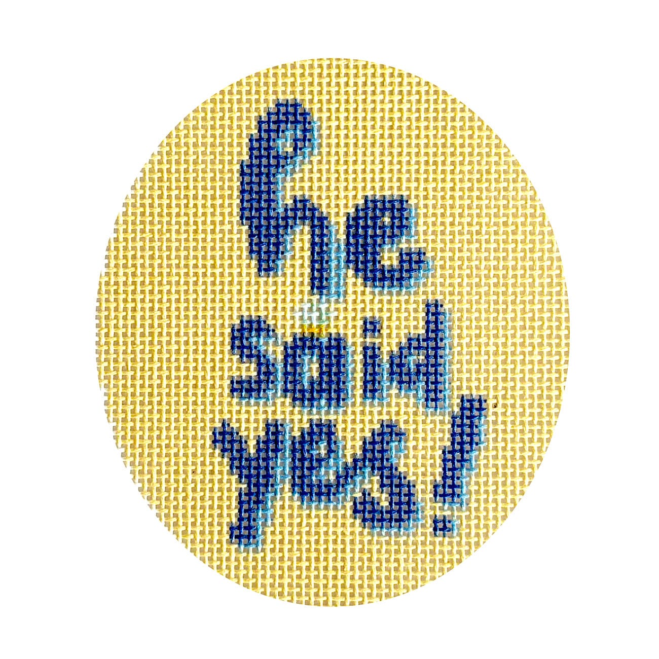 He Said Yes! Painted Canvas Ziggy Stitches  - 1