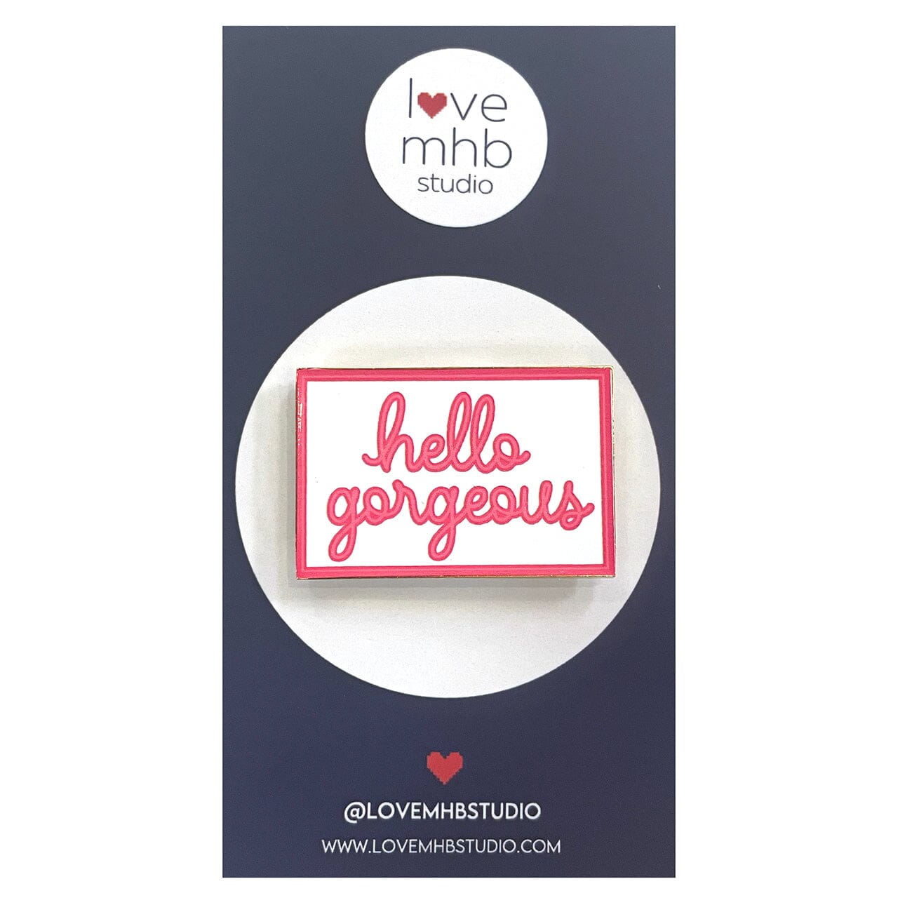 Hello Gorgeous Needle Minder Accessories Love MHB Studio  - 1