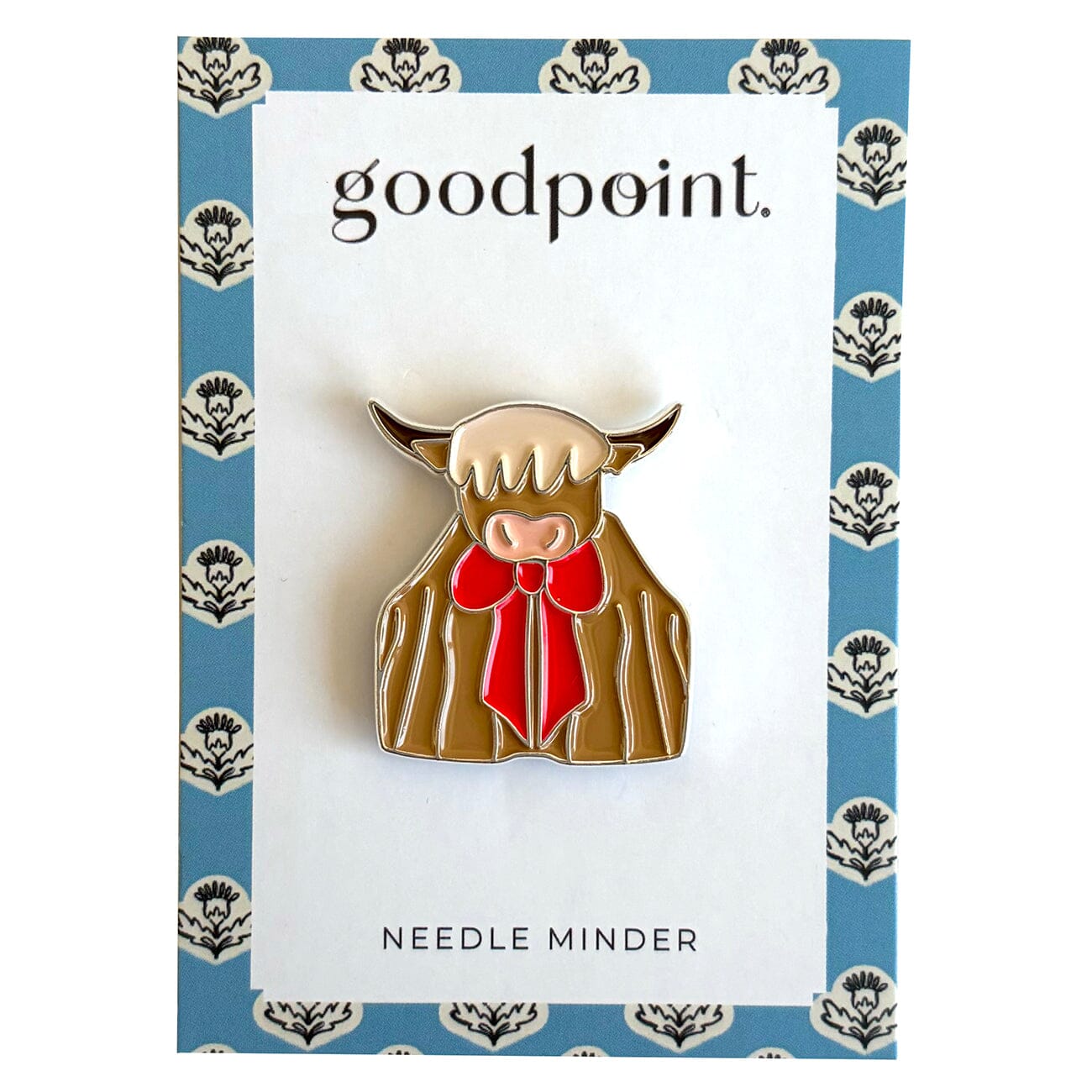 Highland Cow Needle Minder Accessories Goodpoint Needlepoint  - 1