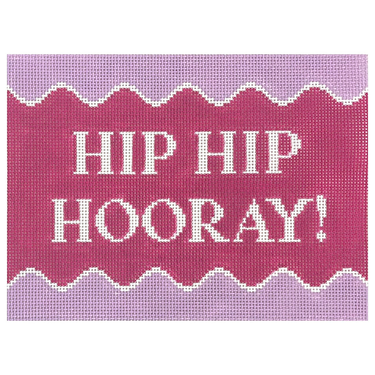 Hip Hip Hooray! Painted Canvas Goodpoint Needlepoint  - 1