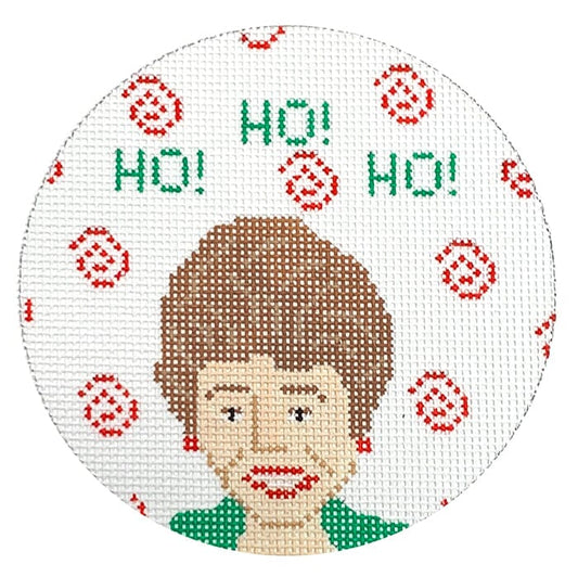 Ho! Ho! Ho! - Blanche Painted Canvas Stitch Rock Designs 