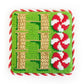 "Ho Ho Ho" Square with Stitch Guide Printed Canvas Two Sisters Needlepoint 