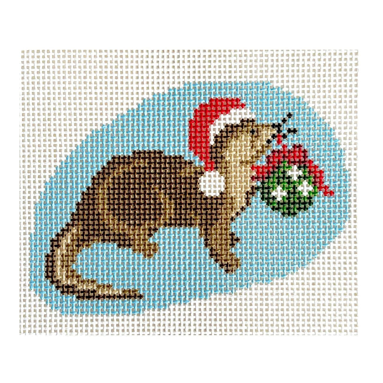 Holiday Otter Printed Canvas KCN Designers  - 1