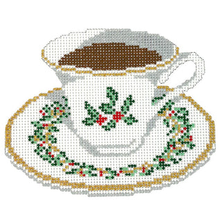 Holiday Teacup Printed Canvas Prepsetter 

