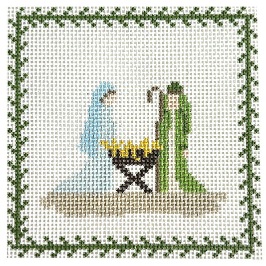 Holy Family - Nativity Painted Canvas Walker's Needlepoint 