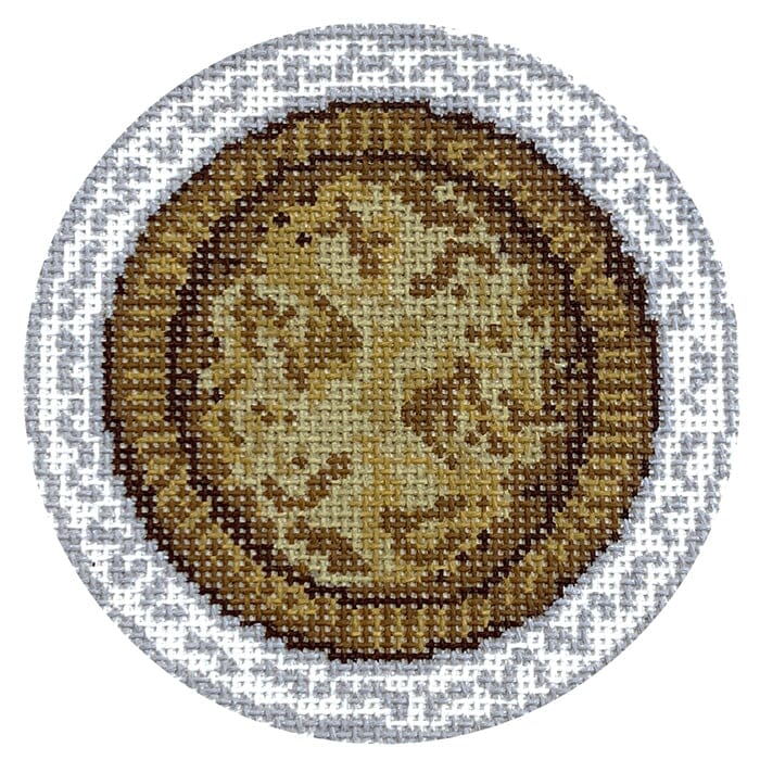 Homemade Pie Round Painted Canvas KCN Designers  - 1