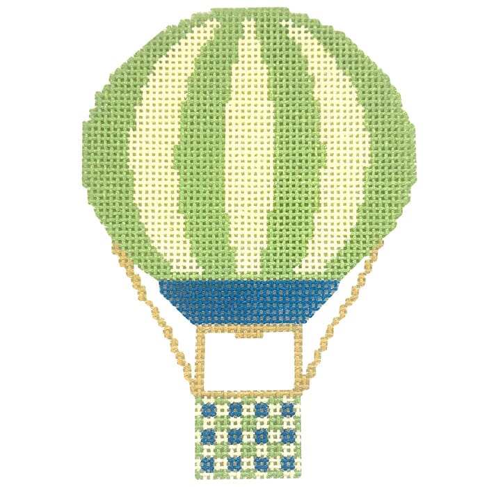 Hot Air Balloon Painted Canvas Atlantic Blue Canvas 
