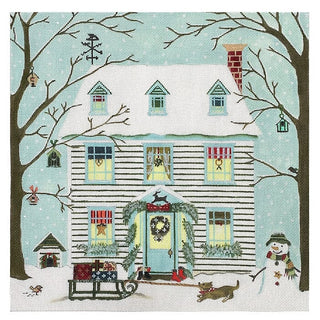 House: Christmas Painted Canvas Painted Pony Designs 
