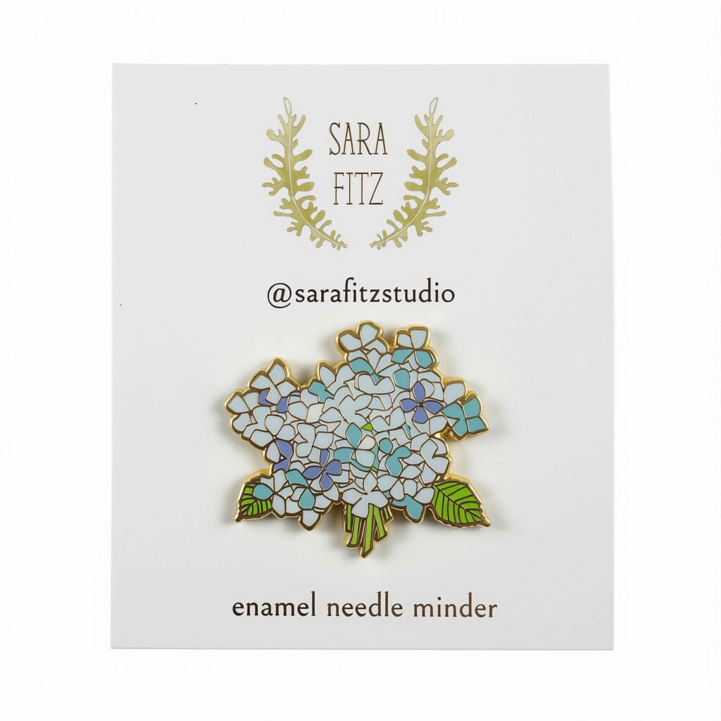 Hydrangea Bloom Needle Minder Accessories Sara Fitz Studio  - 1