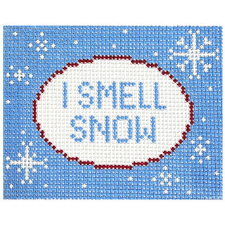 I Smell Snow Painted Canvas Goodpoint Needlepoint 

