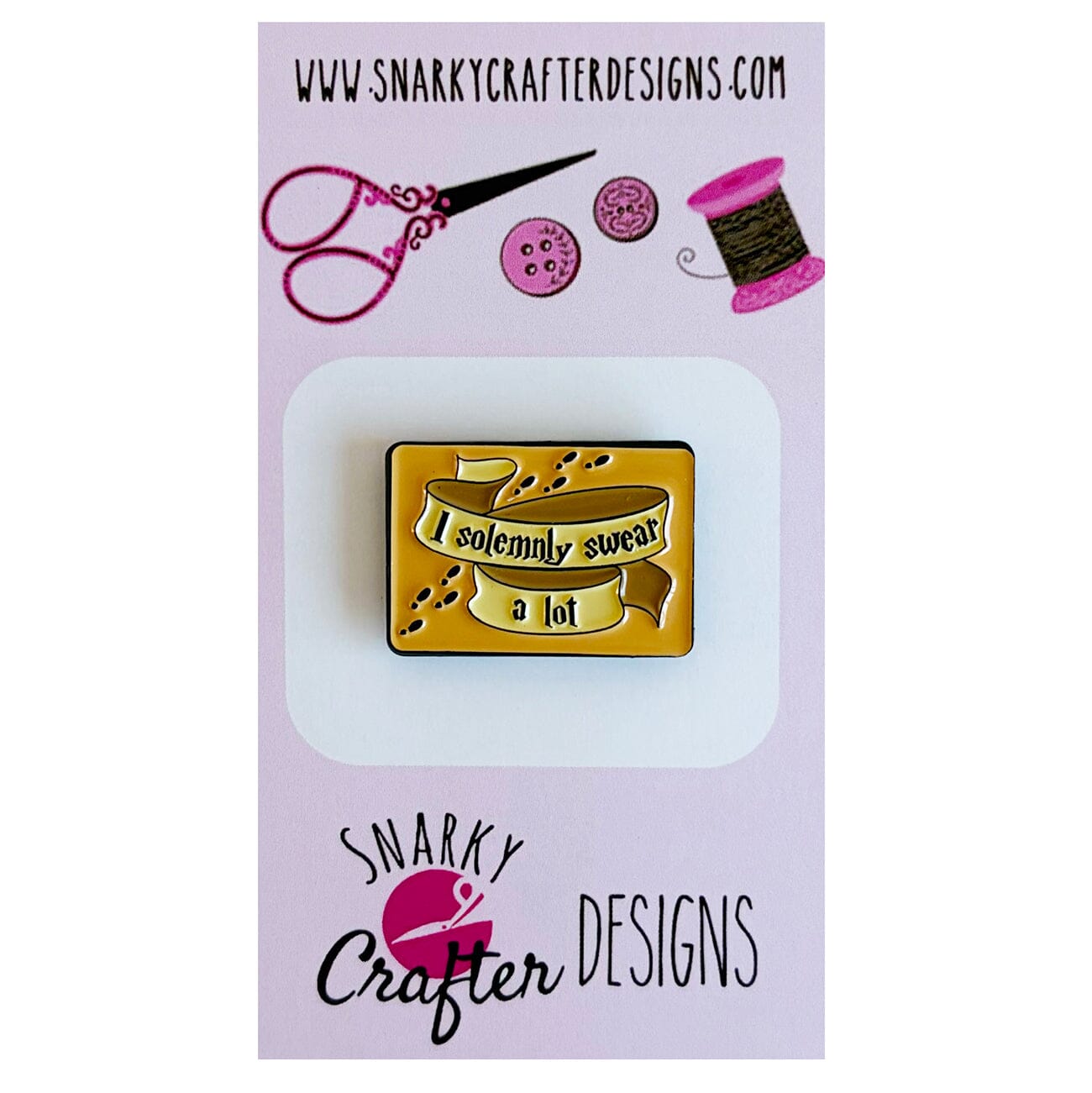I Solemnly Swear a Lot Needleminder Accessories Snarky Crafter Designs  - 1