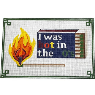 I Was Hot Matchbox Pillow Painted Canvas Ann Kaye Studio 
