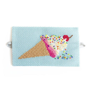 Ice Cream Acrylic Clutch Kit Kits Needlepoint To Go 

