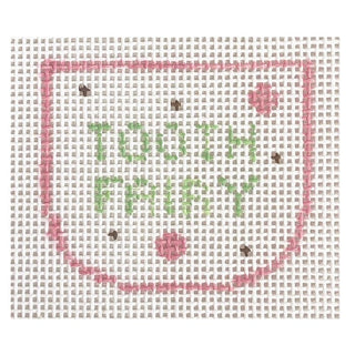 Ice Cream Tooth Fairy Pillow Painted Canvas Kathy Schenkel Designs 
