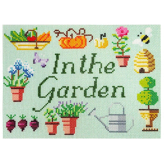 In The Garden Sign Printed Canvas Kirk & Bradley 
