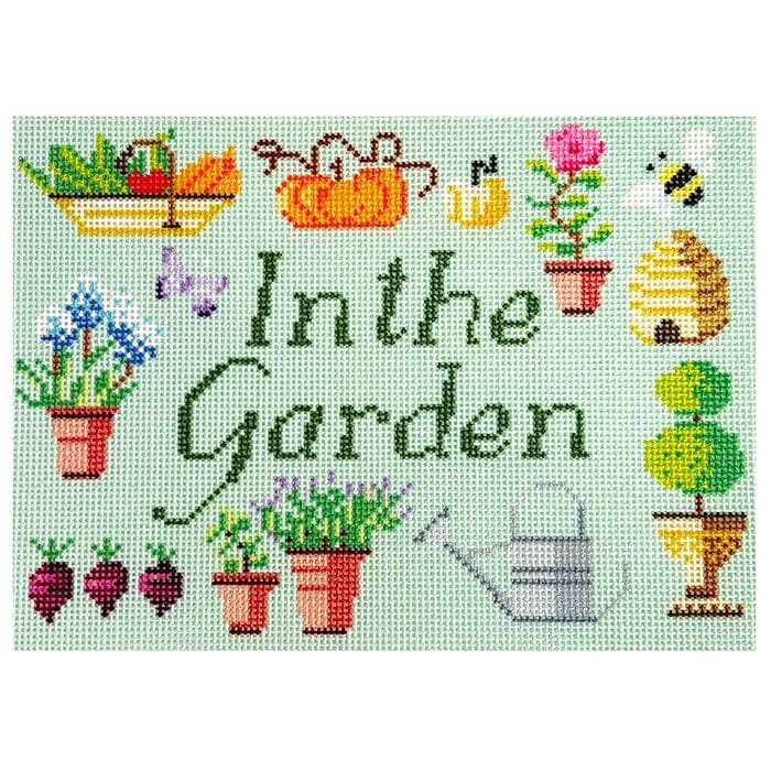 In The Garden Sign Printed Canvas Kirk & Bradley 
