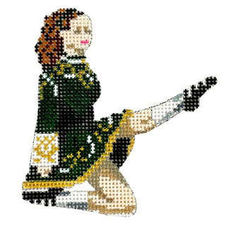 Irish Dancer Painted Canvas The Gingham Stitchery 

