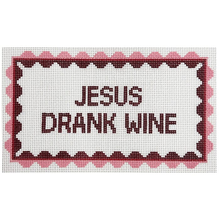 Jesus Drank Wine Painted Canvas Spruce Street Studio 