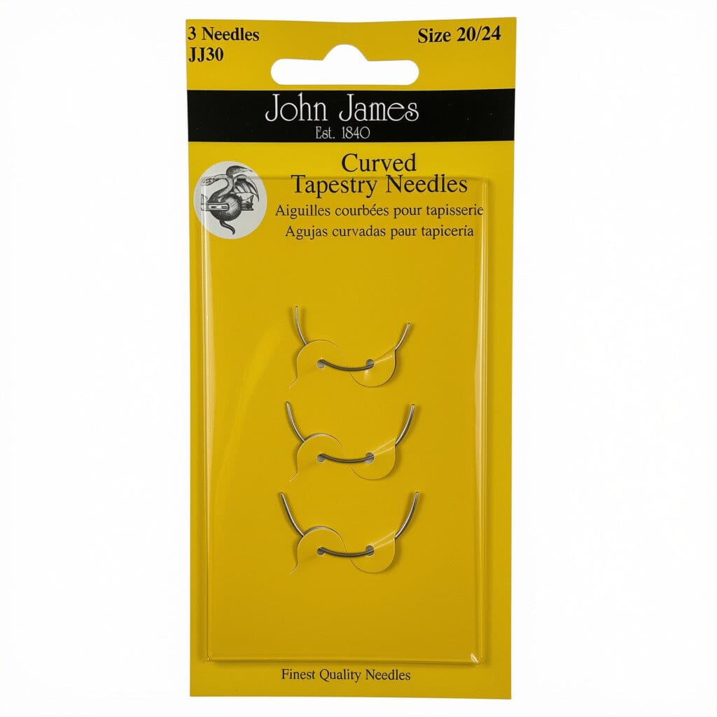 John James Curved Tapestry Needles Accessories Fleur de Paris  - 1