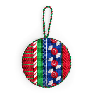 Jolly Stripe Swirl Candy Round Kit Kits Needlepoint To Go 
