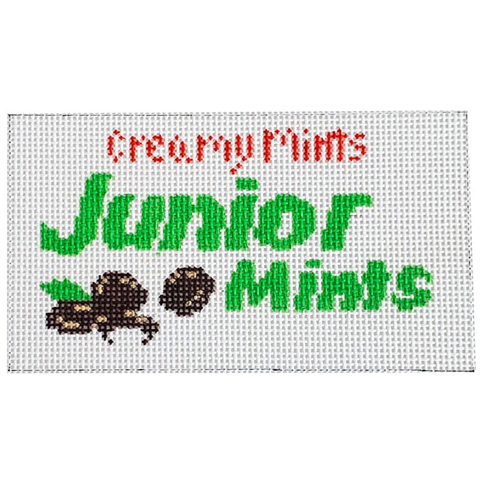 Junior Mints Candy Box Painted Canvas Prairie Designs  - 1