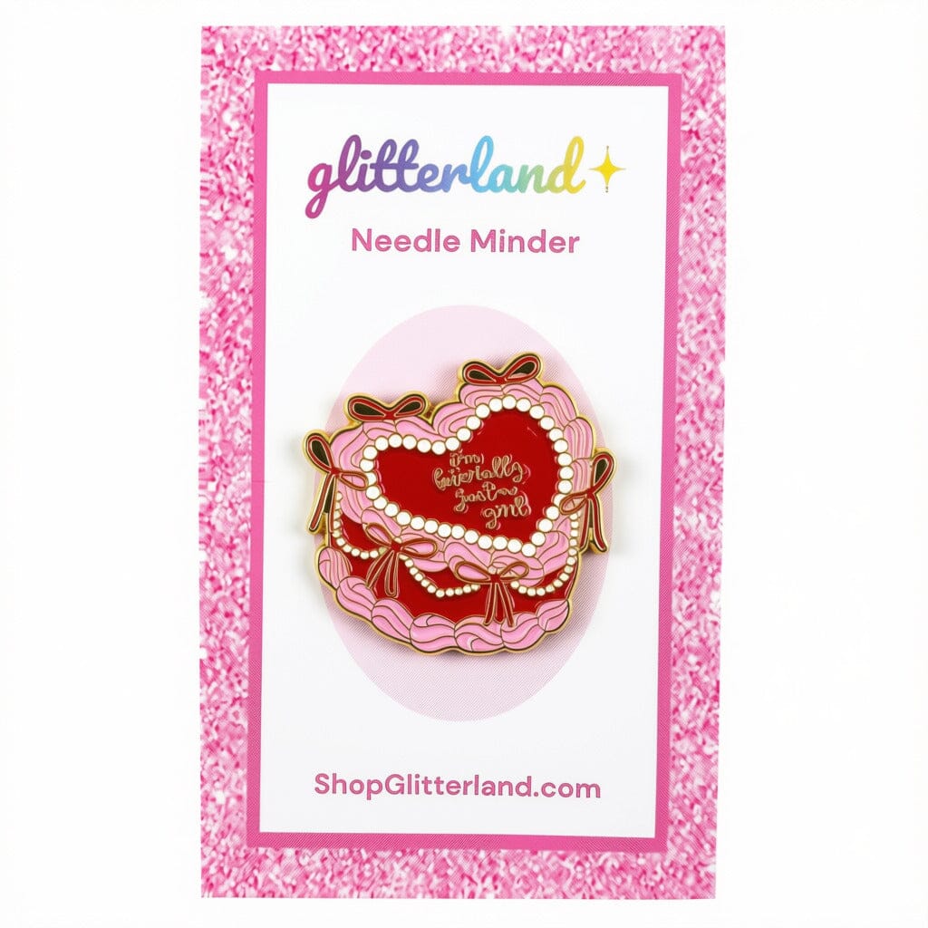 Just a Girl Cake Needle Minder Accessories Glitterland  - 1