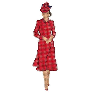 Kate Middleton Red Dress Painted Canvas Froopy Designs 
