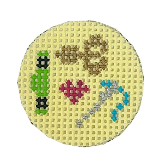 Key Fob Insert: Needlework Painted Canvas Painted Pony Designs 
