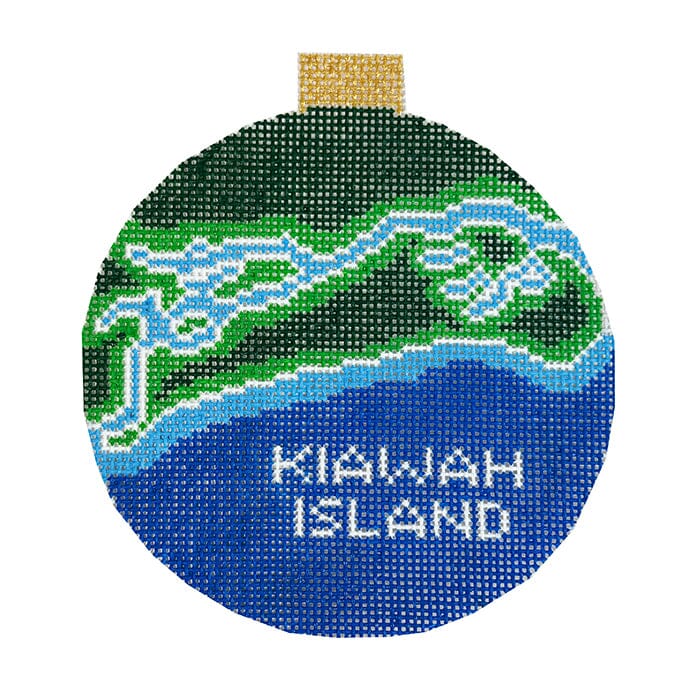 Kiawah Coaster/Ornament Painted Canvas Ann Kaye Studio 