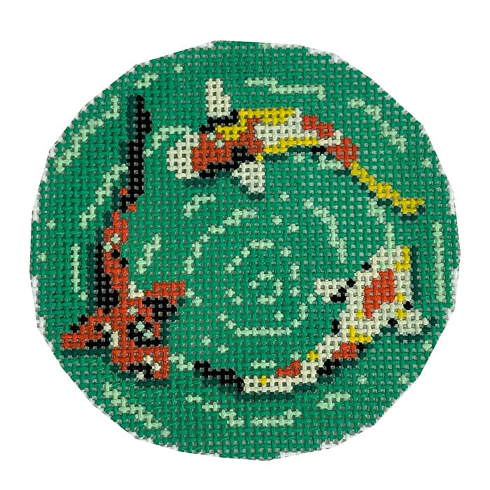 Koi (Taylor's Version) Painted Canvas The Gingham Stitchery  - 1