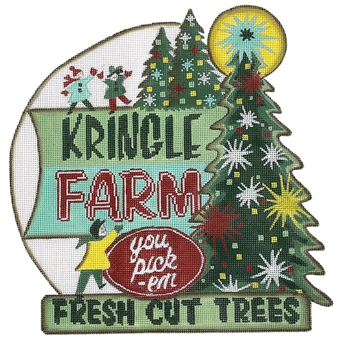 Kringle Farm Sign Painted Canvas Painted Pony Designs  - 1