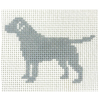 Labrador Retriever Silhouette Painted Canvas Morgan Julia Designs 
