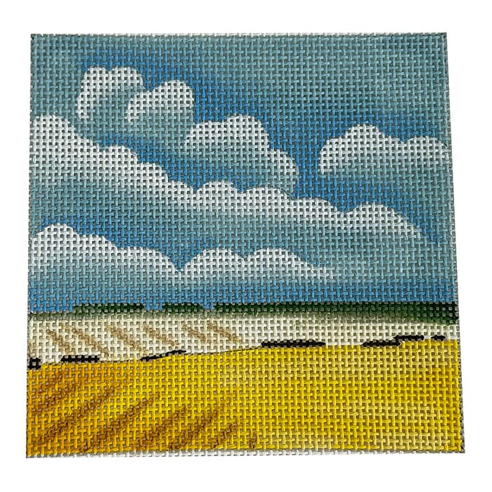 Landscape with Clouds Insert Painted Canvas Colors of Praise 
