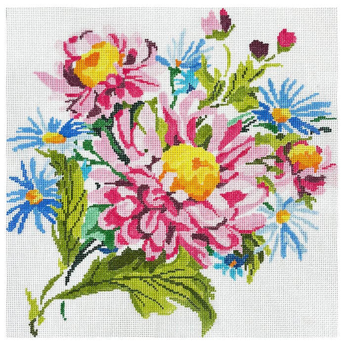 Large Loving Bouquet Painted Canvas Jean Smith 