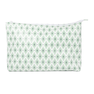 Large Stash Bag 16x11   Green Ikat Accessories Wipstitch Needleworks 

